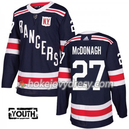 Dětské Hokejový Dres New York Rangers Ryan McDonagh 27 2018 Winter Classic Adidas Modrá Authentic